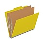 Medical Arts Press Pressboard Classification Folder, 2-Dividers, 2" Expansion, Letter Size, Yellow, 10/Box (DV-T42-26-3YLW-PKT)~#|#~3E797E31-53B3-4610-9190F9C66E222486_sc7