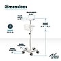 Viva Comfort Rolling Sturdy Compact Mobile Stand for RVS-100 Vital Signs Monitor, White (ADI912-C-MP-04-MK)~#|#~3E797EA7-B17B-4B56-83A4A60E51ED85FE_sc7