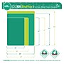 Floortex Ecotex BioPlus Carpet Chair Mat, 46" x 60", Clear Bio Based Polycarbonate (NRCMFLBG0004)~#|#~3E7E56C8-EC1F-4AAF-B6F28F09A4130FF2_sc7