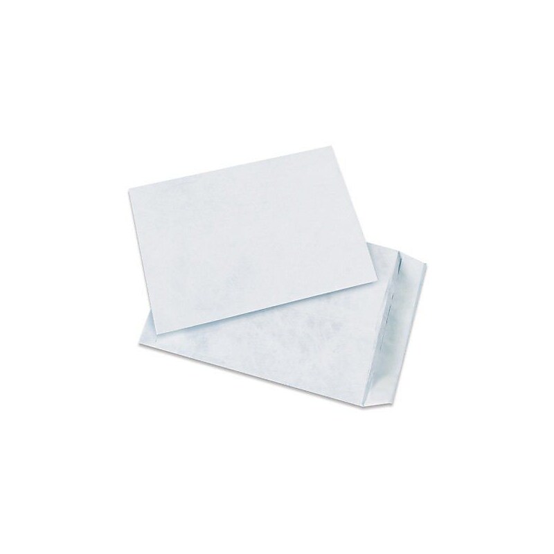 Tyvek Flat Envelope, 7.5" x 10.5", White, 100/Case (TYF0710WH) image 1
