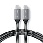 Satechi USB4 USB-C Charging Cable, 2.6 ft., Space Gray (ST-U4C80M)~#|#~3E8ED405-B836-40B6-A7B1A8D7D81FD354_sc7