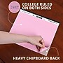 Roaring Spring WIDE Landscape Notepad, College Ruled, 11" x 9.5", Assorted Colors, 40 Sheets, 3/Pack (74535)~#|#~3E95E345-1FF6-4344-A51D60B27046BE29_sc7