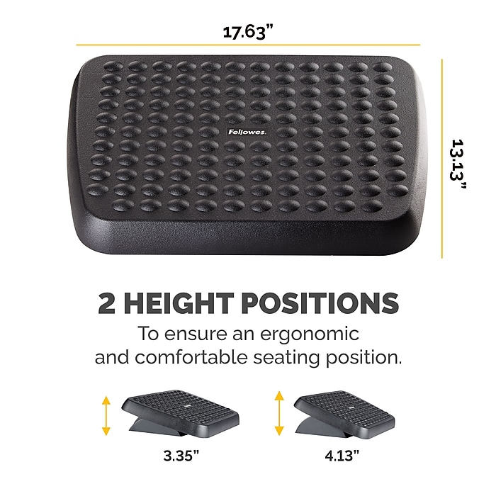 Fellowes Standard Footrest, Graphite (48121) | Staples