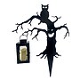 Haunted Hill Farm 2-Ft. Metal Spooky Tree Stake with LED Lantern, Indoor & Covered Outdoor, Plug-in, Black (HHMT024OWLTREE-BLK)~#|#~3E9DDB55-C50F-4954-BAD01E1B67CED90B_sc7