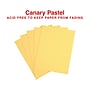 Staples Pastel 30% Recycled Color Copy Paper, 20 lbs., 8.5" x 11", Canary, 500/Ream (14787)~#|#~3E9FA68E-1BAF-4990-A394E1E7F9E20B21_sc7
