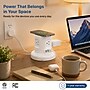 Uncaged Ergonomics USB-C Wireless 6 ft. Retractable Power Strip with 15W Wireless Charger, 4-Outlet, White (WRPS-2-White)~#|#~3E9FF576-BDF9-4E02-9B5C063DBABE3DB9_sc7