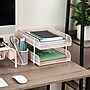 Mind Reader 2-Compartment Stackable Metal Tray, Pink (CSTACK2-PNK)~#|#~3EA2FD53-7E25-48E3-AE63CFE8C1F79540_sc7