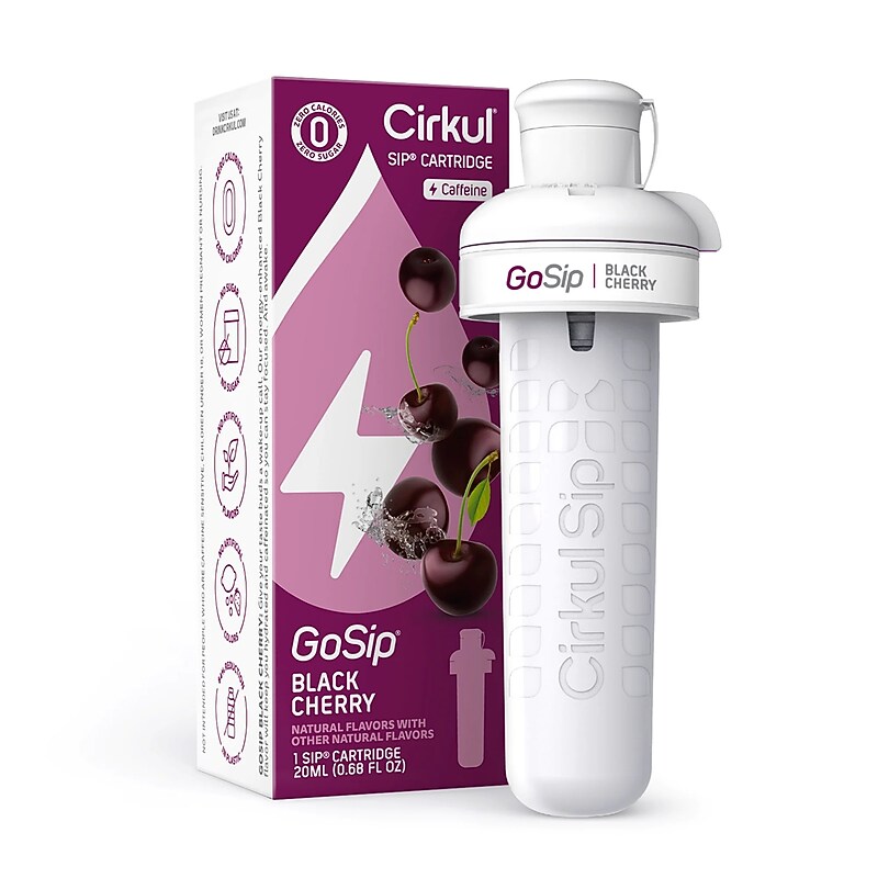 Cirkul GoSip Sugar-Free Black Cherry Flavor Cartridge (850021373467) image 1