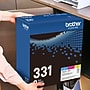Brother TN-331 Cyan/Magenta/Yellow Standard Yield Toner Cartridge, 3/Pack   (TN3313PK)~#|#~3EA4F983-0DD5-48E9-96579DBA12679718_sc7