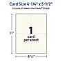 Avery Integrated Cards, 4.25" x 5.5", Matte Ivory, 25/Pack (95346)~#|#~3EAE0694-0020-41C9-81D77D368B0AD248_sc7