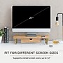 Anji Mountain Mango Wood & Metal Monitor Stand with Two USB Ports and Drawer, Up to 32" Monitor, Natural (MS-MNG-06GLD-PD)~#|#~3EAEA2BC-3D20-4FDA-B8AAFF9A629E1E5B_sc7