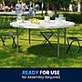Flash Furniture Scarborough Folding Table, 60.5" x 60.5", White (DAD154Z)~#|#~3EB133FD-C49F-4DA2-B3A7109033975294_sc7