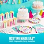 Say Hooray! Birthday Brights "Happy Birthday" 9" Paper Plates, Multicolored, 32 Plates/Pack (DTC382619DPLT)~#|#~3EB4DB6F-D5BE-432A-B5EA1BBF84628639_sc7