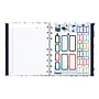 Blueline NotePro Fashion Hard Cover Index Notebook, 7.25" x 9.25", College Ruled, 96 Sheets, Tranquil Blooms (A9C.01)~#|#~3EB52B9F-BDB3-4887-81EF90516B7DEA7E_sc7