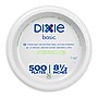 Dixie Basic 8.5" Paper Plates, White, 500/Carton (DBP09WCT)~#|#~3EB58B18-CC51-425B-A4EB7B5D4E847BB9_sc7