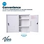 Viva Comfort Medium Double Door Medicine Locking Secure Storage Medical Cabinet, 0.3 cu. ft., White (ADIME999-02-WHI-MK)~#|#~3EB71055-6148-472A-A96B5CBDEA369C0F_sc7