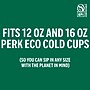Perk™ Eco Compostable Straw Slot Plastic Lid, 12/16 Oz., Clear, 500/Pack (PK56198)~#|#~3EB7C338-FD93-4F5A-B3AB6D30AFD2C288_sc7