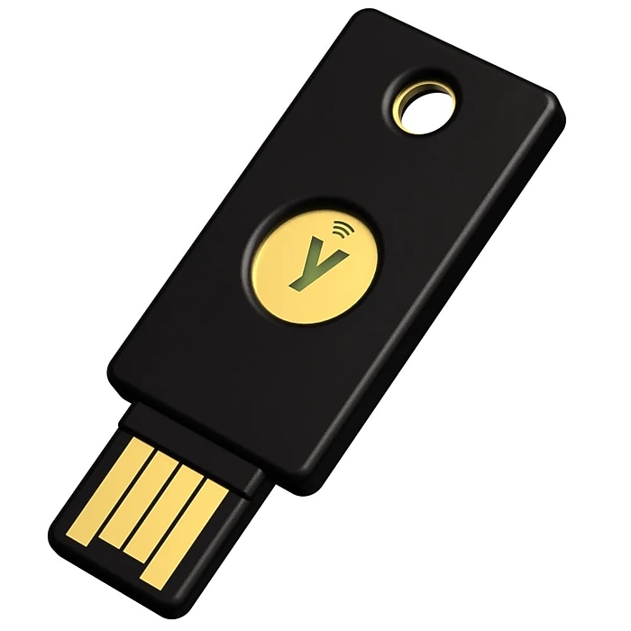 KEITA YU-YU Yubico YubiKey 5 NFC Security Key, USB‑A + NFC, Black (100870