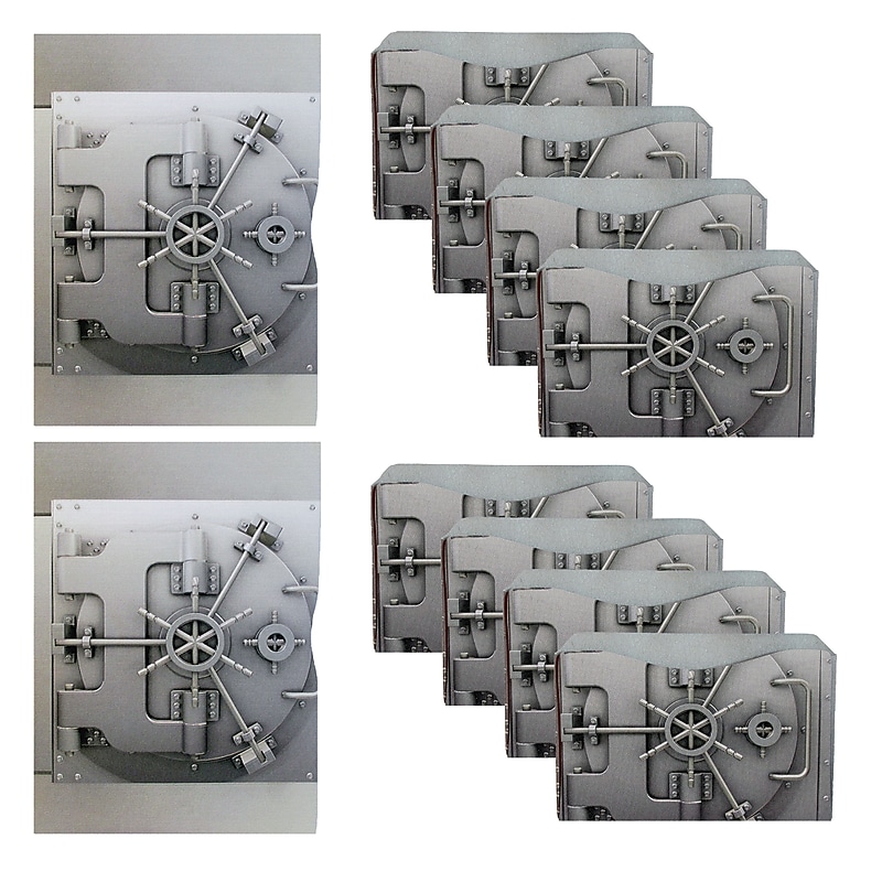 Rogue Wallet WalletGuard RFID Paper Travel Wallet, Silver Vault, 10/Pack (WALRFIDPKGSLVRV) image 1