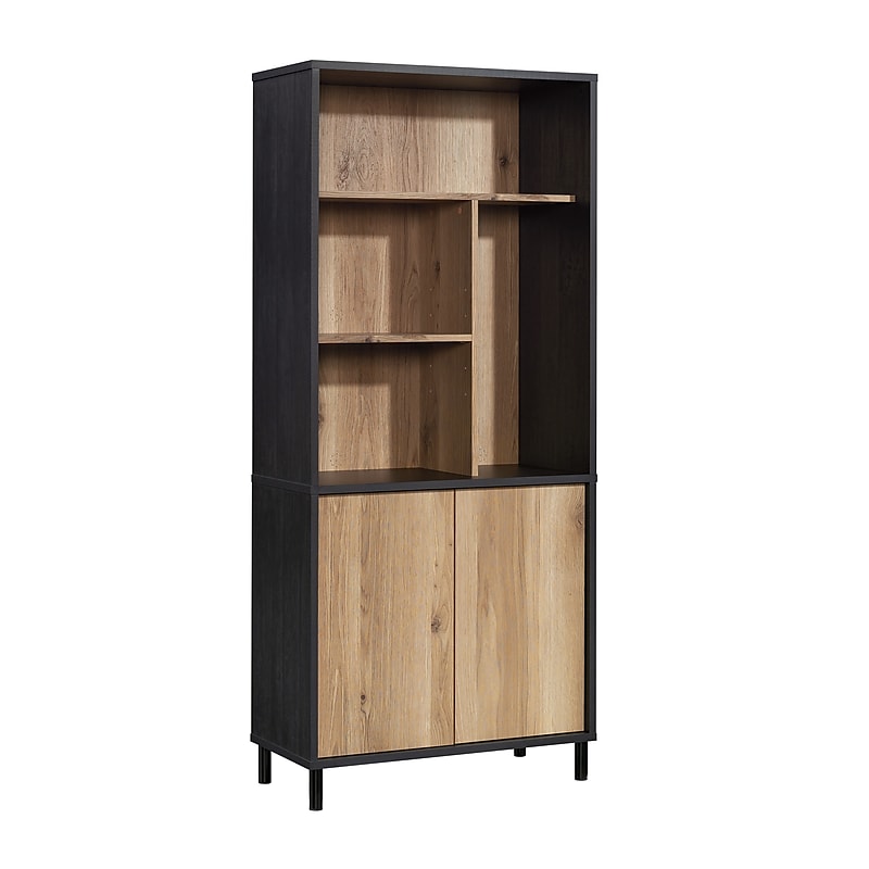 Sauder Acadia Way 69"H 5-Shelf Bookcase, Raven Oak (430754) image 1