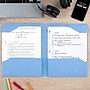 Five Star Stay Put  3-Hole Punched 2 Pocket Plastic Folder, Sky Blue (333420C-ECM26)~#|#~3EC7C42E-6892-4FA6-B37D9131F102FCF2_sc7