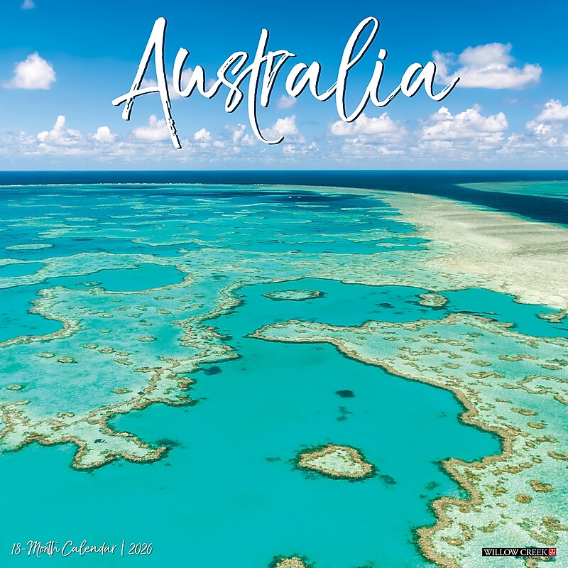 2026 Willow Creek Australia 12" x 12" Monthly Wall Calendar (49969) image 1