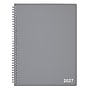 2027 Staples 8" x 11" Weekly & Monthly Appointment Book, Plastic Cover, Gray (ST63595-27)~#|#~3ED353C5-B1E2-4545-95895321A2F4E795_sc7
