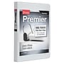 Cardinal Premier EasyOpen ClearVue 1" 3-Ring View Binders, D-Ring, White (10300CB)~#|#~3ED8836F-656A-4D4F-899BDD30B60E3CBF_sc7