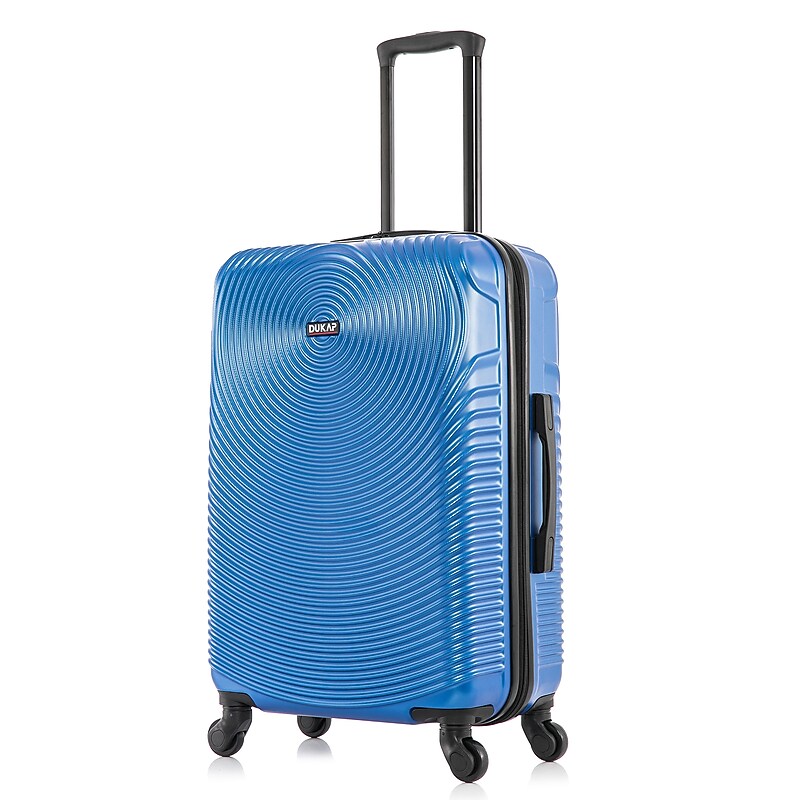 DUKAP Inception 25.98" Hardside Suitcase, 4-Wheeled Spinner, TSA Checkpoint Friendly, Blue (DKINC00M-BLU) image 1