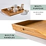 Rossie Home 16.5" x 13" x 3.7" Lap Tray with Pillow, Natural Bamboo (76107)~#|#~3EE10C27-BF8F-48BE-A97A1040D184D5C4_sc7