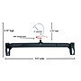 Nahanco 11 1/2" Plastic Skirt/Slack Hanger, Black, 100/Box (H311B)~#|#~3EE1B550-7DAD-4EB0-8EFA4CFB77DFCD8B_sc7