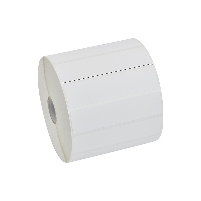 Zebra Technologies Z-Select 4000D Thermal Transfer Labels, 1" x 4", Bright White, 2340/Roll, 6 Rolls/Box (10010045) image 1
