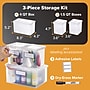 Bostitch Konnect Nest Stackable Boxes, Clear, 3-Piece Bundle (23232)~#|#~3EE6BD7C-0CCC-484E-92D7D608DE0778E6_sc7