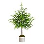 Nearly Natural Artificial Real Touch Norfolk Island Pine in Metal Tin Planter, 3' (T5384)~#|#~3EE6DCD3-690D-4728-990E6C45AC4C4938_sc7