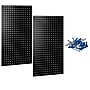 Triton Products LocBoard 24" x 42" x 9/16" Steel Square Hole Pegboards, 2/Set (LB2-BK)~#|#~3EE92F23-1DBA-44EE-9A62FDCA9611EFE8_sc7