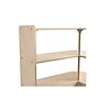 Flash Furniture Bright Beginnings 4-Section Open Corner Storage Unit, 24.5"H x 31.5"W x 31.5"D, Brown (MK-KE24046-GG)~#|#~3EED1B5A-B895-4312-A2AB9D4417DA6F86_sc7