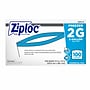 Ziploc Double Zipper Freezer Storage Bags, 2 Gallon, 100 Bags/Carton (682254)~#|#~3EF08C54-7495-4C0A-921C6C82FC473378_sc7