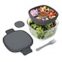bentgo All-in-One Salad Container, 5-Compartment, Dark Gray, 61 oz. (BGLASSAL-DG)~#|#~3EF3EC71-9A1D-4FDF-ACB7282CDC9166A1_sc7