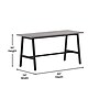 Flash Furniture Redmond 60"W x 24"D Conference Table, Laminate, Gray Oak (MTM6024LTGRYABF)~#|#~3EF6E00A-1A4F-44FF-BEF6917D6FA95DD7_sc7