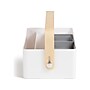 U Brands Mod Caddy 4-Compartment Plastic Desk Storage, White, 2 Pieces (5387U00-01)~#|#~3EF7CDDC-F35C-4C66-AFAA5AC9148265D4_sc7