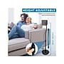 Mount-It! Height-Adjustable Speaker Floor Stand, Black, 2/Pack (MI-1232)~#|#~3EFF33D0-39F4-47C8-A01D1EA96B09D2C1_sc7