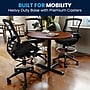 Flash Furniture Mesh Drafting Chair with Footrest and Lumbar Support, Black (BLLB8801XDBLK)~#|#~3F04FF13-AAF3-4C59-80DBA5542103E25D_sc7