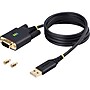 StarTech USB Type A to DB9 RS232 Adapter Cable, Male to Female, Black (1P3FFCB-USB-SERIAL)~#|#~3F0820A8-C798-4F94-AA9641DCF6F4B60D_sc7