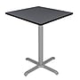 Regency Cain Square Laminate Cafe High X Base Table, 36"D x 36"W, Grey (TCB3636GYGY)~#|#~3F10E1F1-C7DE-47D0-9C2AC20527CD724A_sc7