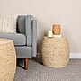 Storied Home Round Handwoven Corn Rope Barrel Accent Table, Natural (EC1672)~#|#~3F17BAA0-9E06-439D-92D0F2074FAA08C5_sc7