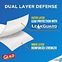 Glad 13 Gallon Trash Bag, 8.5"x8.5", Low Density, .72 mil, White, 100 Bags/Box (CLO 78526)~#|#~3F1D4F04-0226-41EB-8C3E6B540297D8E1_sc7
