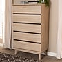 Baxton Studio Miren 50"H Chest, 5-Drawers, Oak Brown/Dark Grey (148-8255-HiT)~#|#~3F1EAEFF-5FA5-48B8-BBC2E01BEF2ACC48_sc7