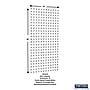 Triton Products LocBoard Kit, (2) 18" x 36" x 9/16" Steel Square Hole Pegboards, 28 Hooks and 2 Bins (LB18-CK)~#|#~3F2074B1-D77E-4383-A34B47D676AD50F0_sc7