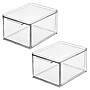 iDESIGN Stackable Storage Drawer, Plastic, Clear, 2/Pack (29202M2)~#|#~3F21C524-8460-484A-AD06A554C1861C51_sc7