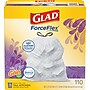 Glad ForceFlex Tall 13 Gallon Drawstring Kitchen Trash Bag, Gain Lavender with Febreze Freshness, White, 110 Total Bags (79157)~#|#~3F236D0D-24F6-4E37-8272C4BA8FA475CA_sc7
